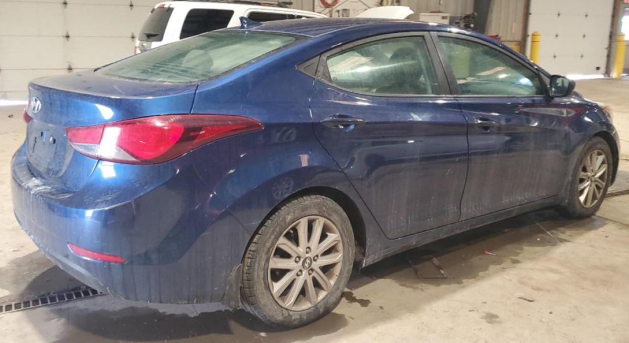 2015 Hyundai Elantra VIN 5NPDH4AE6FH593046 Copart auction photo, side damage thumbnail 3