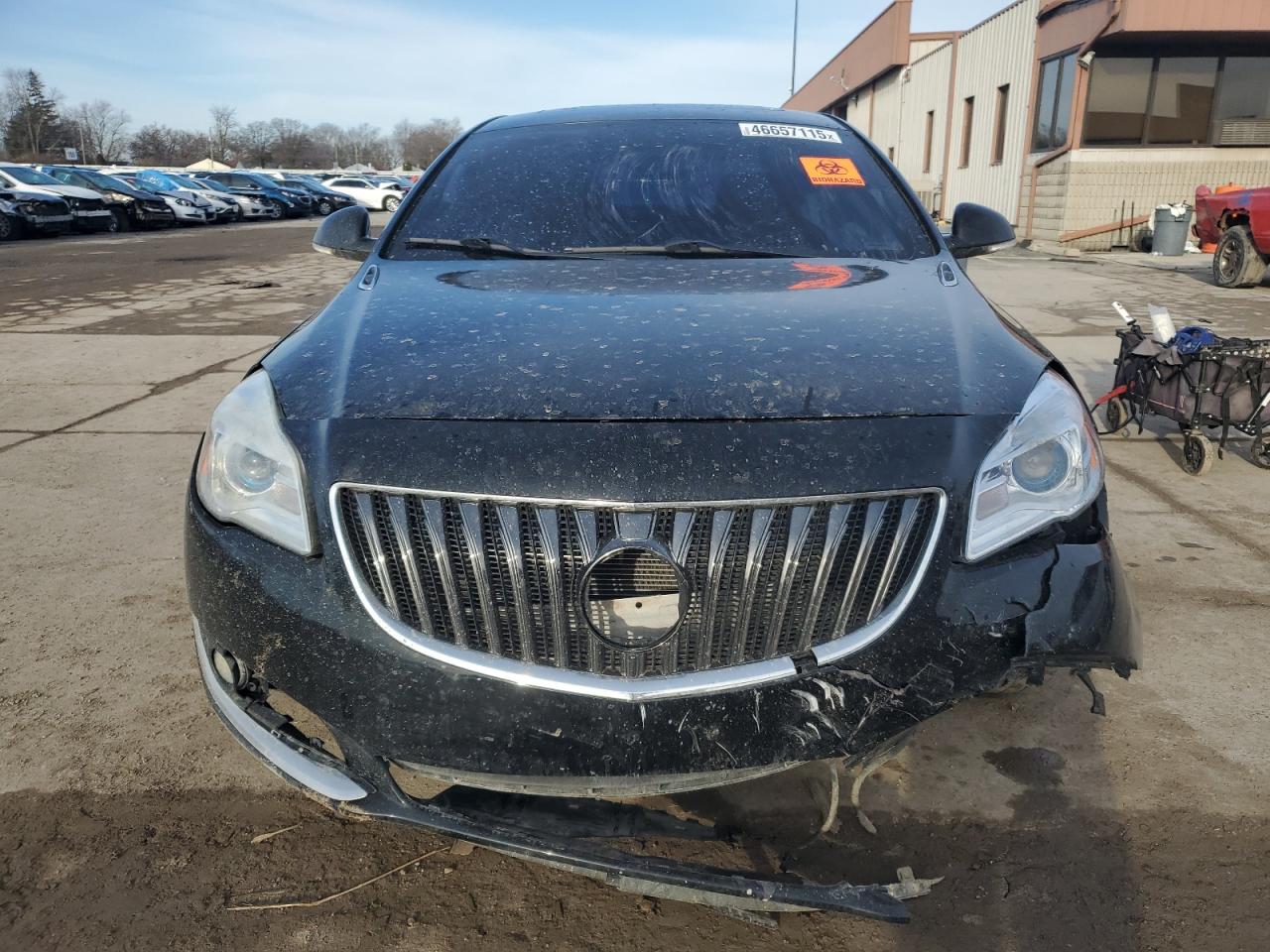 2014 Buick Regal VIN 2G4GV5EK7E9313935 Copart auction photo, biohazard/chemical / front end damage thumbnail 5