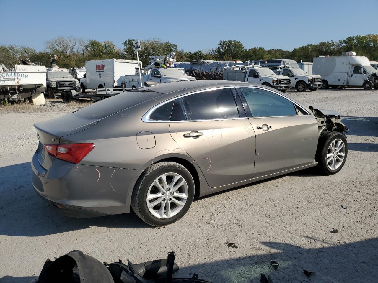 2018 Chevrolet Malibu VIN 1G1ZD5ST9JF249324 Copart auction photo, front end damage thumbnail 3