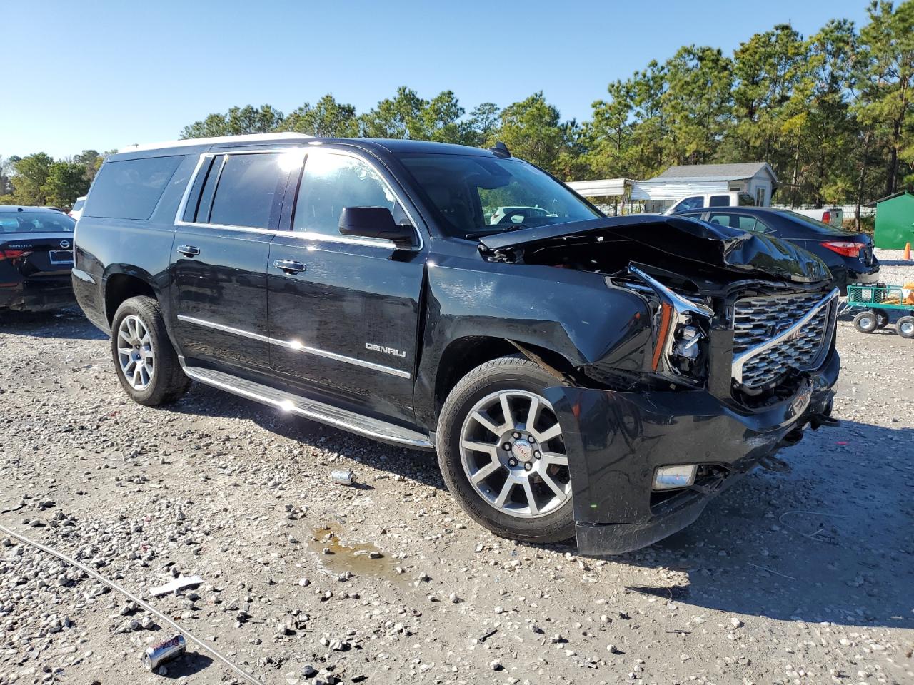 2020 GMC Yukon VIN 1GKS1HKJ0LR175976 Copart auction photo, front end / side damage thumbnail 4