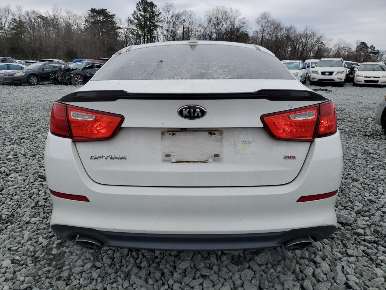 2014 KIA Optima VIN 5XXGM4A79EG279329 Copart auction photo, front end / minor dent/scratches damage thumbnail 6