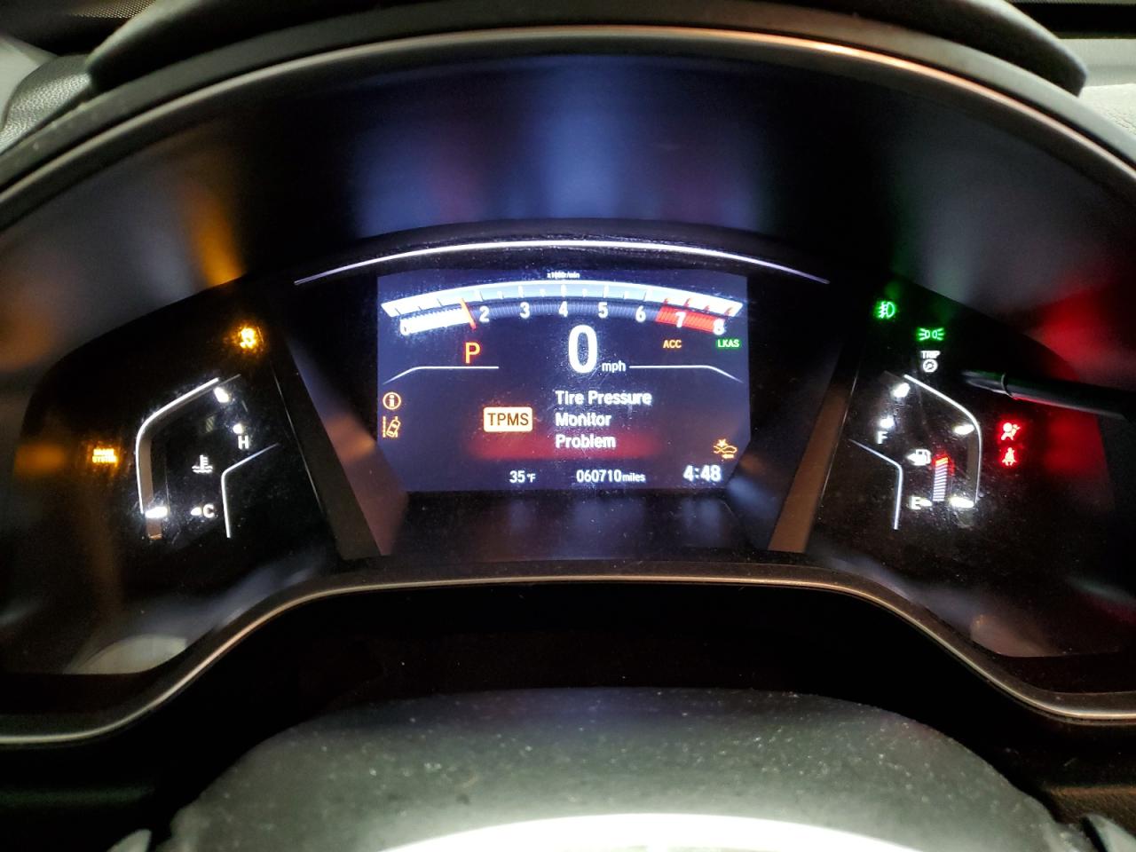 2019 Honda CR-V VIN 5J6RW2H58KL016279 Copart auction photo, side damage thumbnail 9