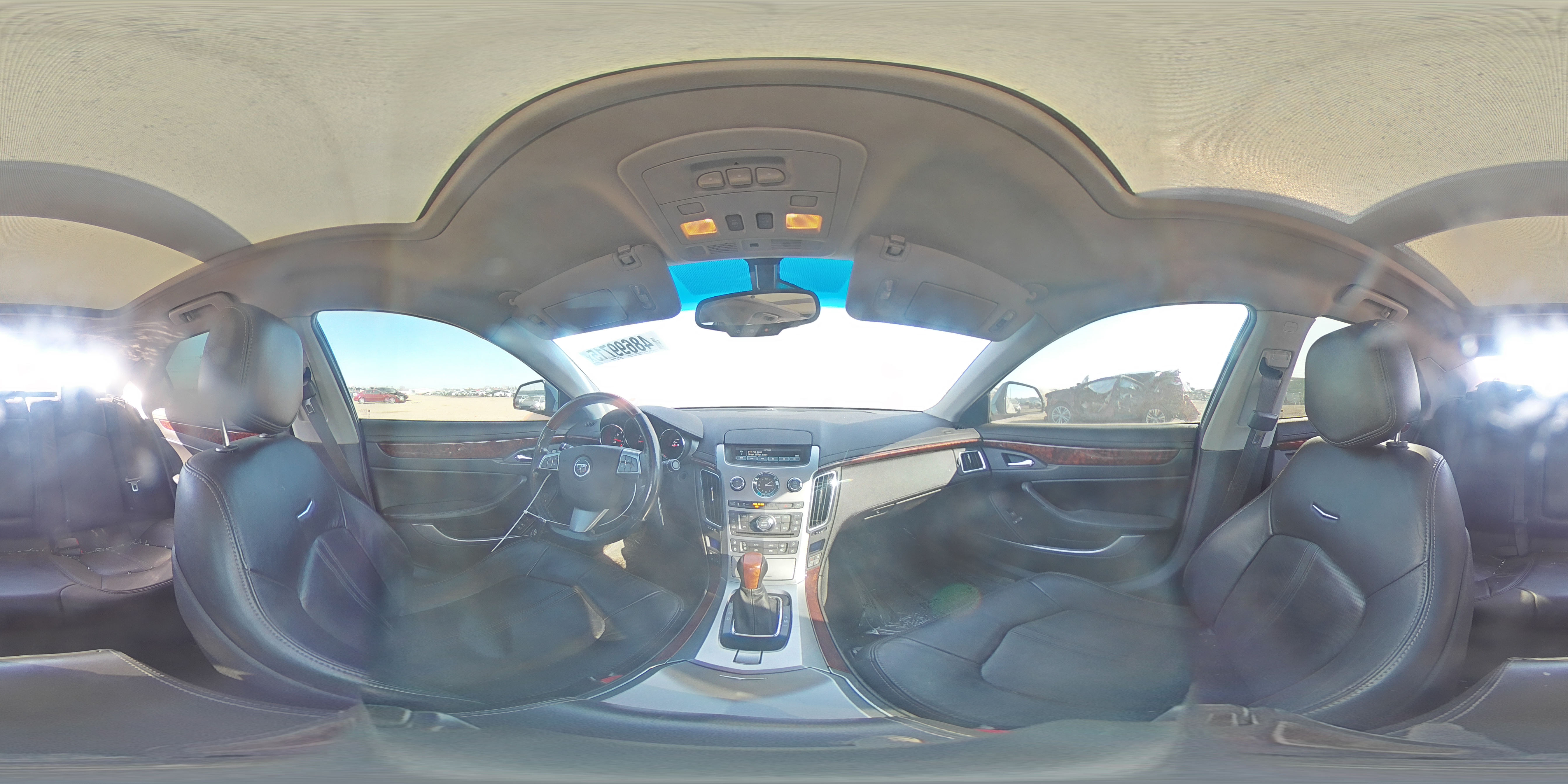 2012 Cadillac CTS VIN 1G6DS5E30C0129391 Copart auction photo, rear end / front end damage thumbnail 13