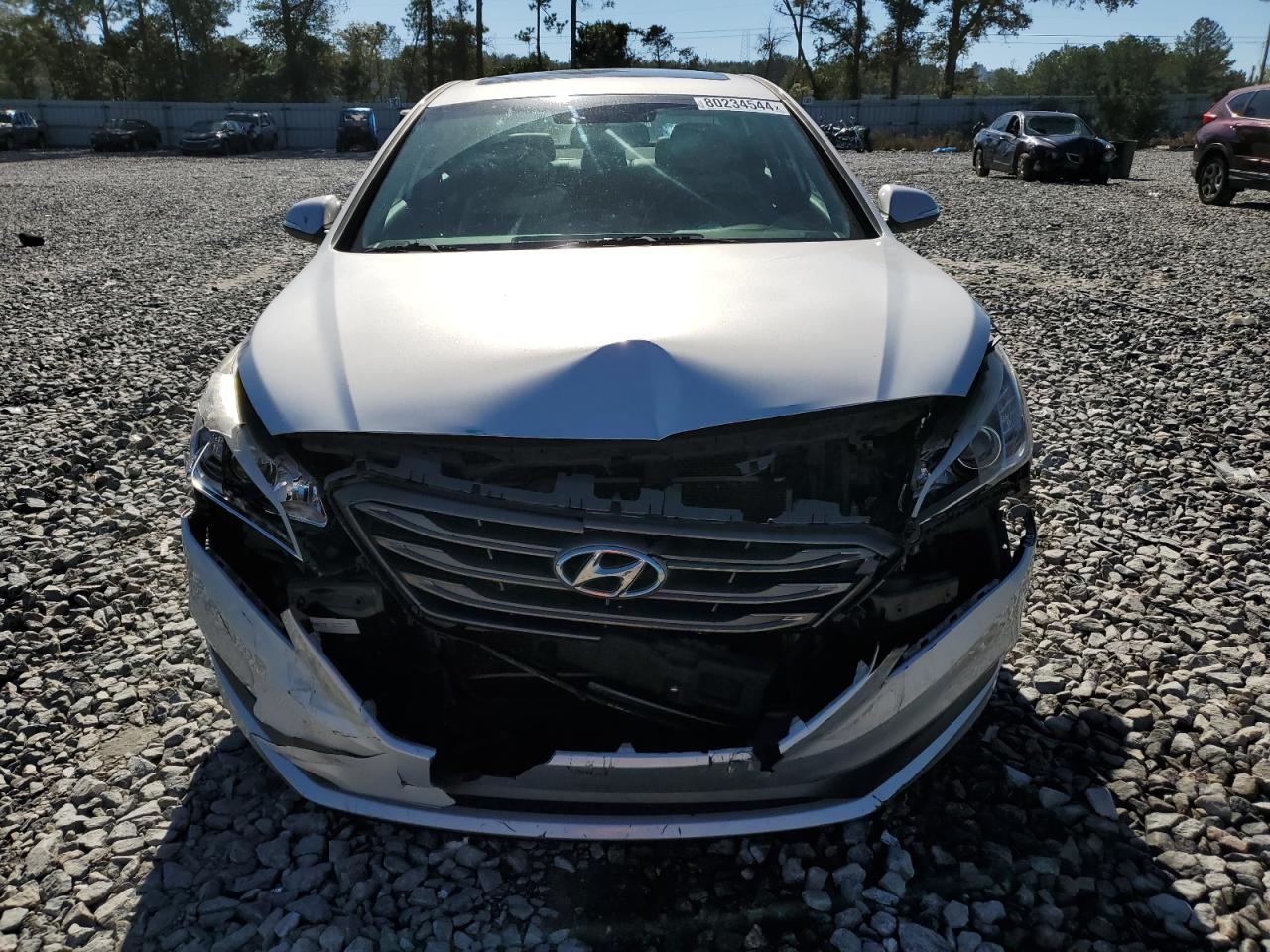 2017 Hyundai Sonata VIN 5NPE34AF2HH536454 Copart auction photo, front end damage thumbnail 5