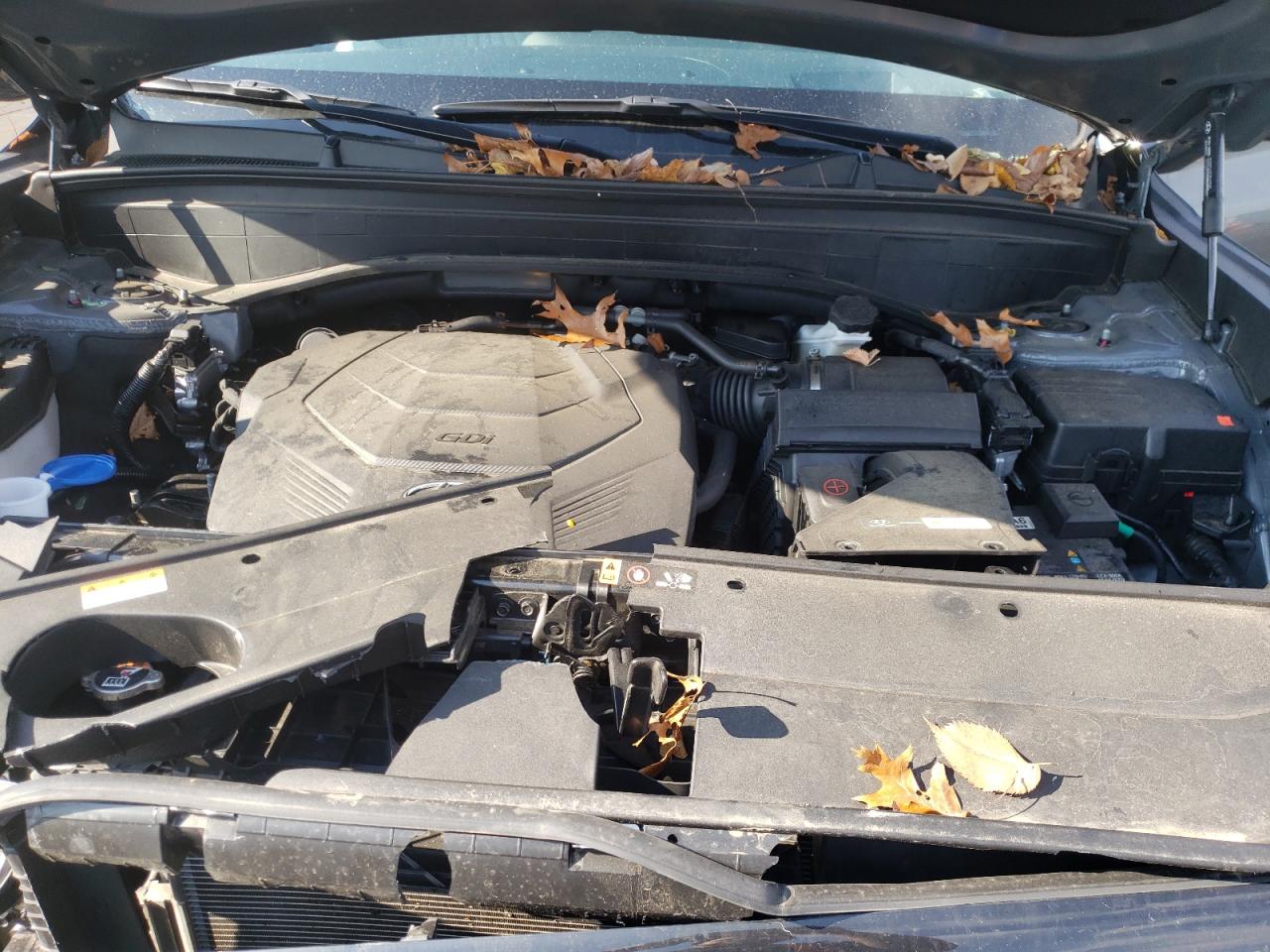 2024 Hyundai Palisade VIN KM8R5DGE8RU665876 Copart auction photo, front end damage thumbnail 14