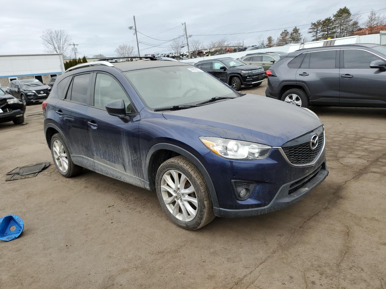2013 Mazda CX-5 VIN JM3KE4DE8D0107530 Copart auction photo, side damage thumbnail 4