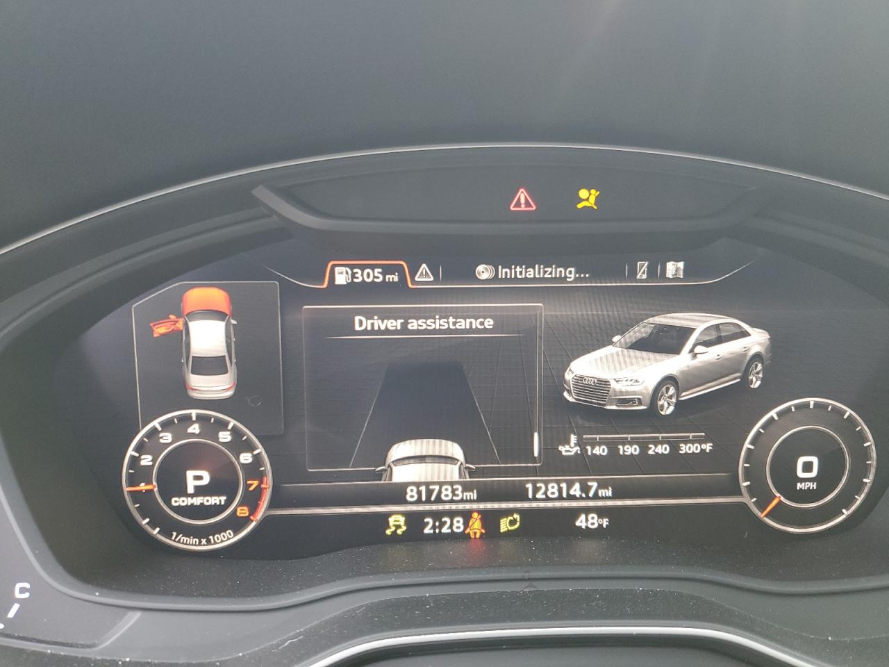2019 Audi A4 VIN WAUENAF45KN008539 Copart auction photo, front end / minor dent/scratches damage thumbnail 9