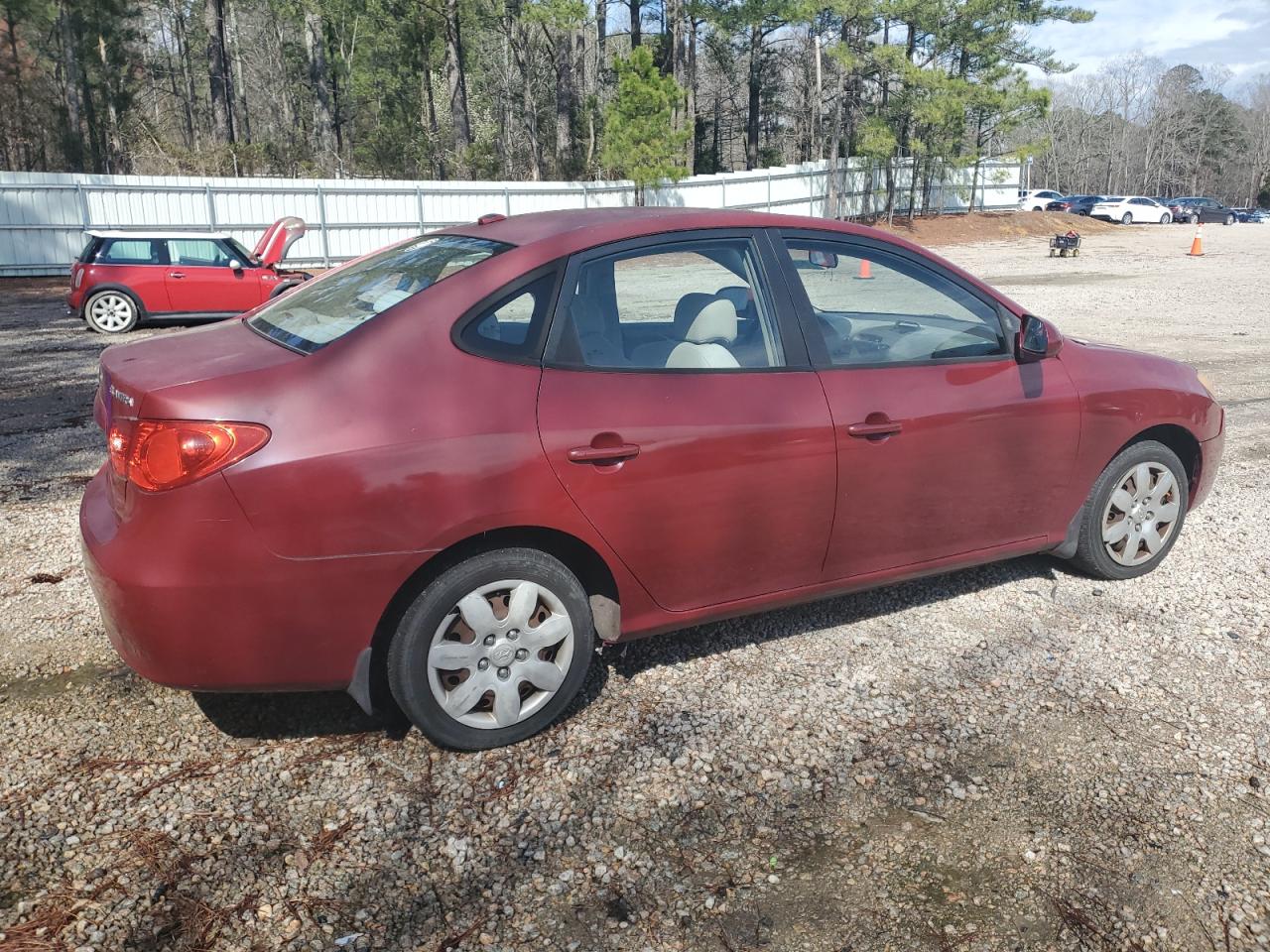 2007 Hyundai Elantra VIN KMHDU46D17U243774 Copart auction photo, all over damage thumbnail 3