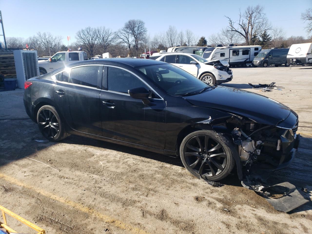 2015 Mazda 6 VIN JM1GJ1V56F1208778 Copart auction photo, front end damage thumbnail 4