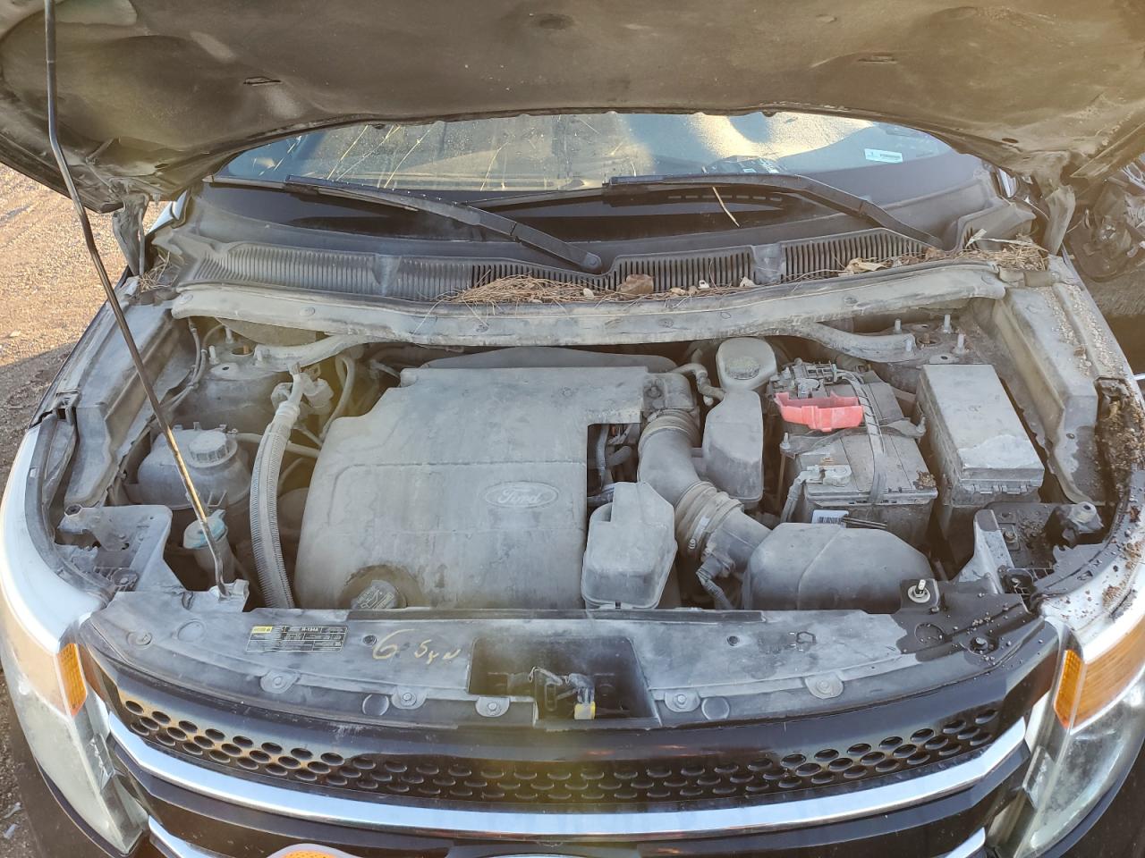 2012 Ford Explorer VIN 1FMHK7F89CGA38661 Copart auction photo, all over damage thumbnail 12