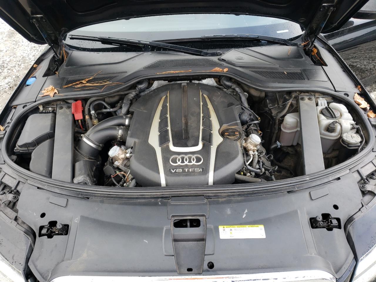 2013 Audi A8 VIN WAUR2AFD9DN019914 Copart auction photo, front end damage thumbnail 11