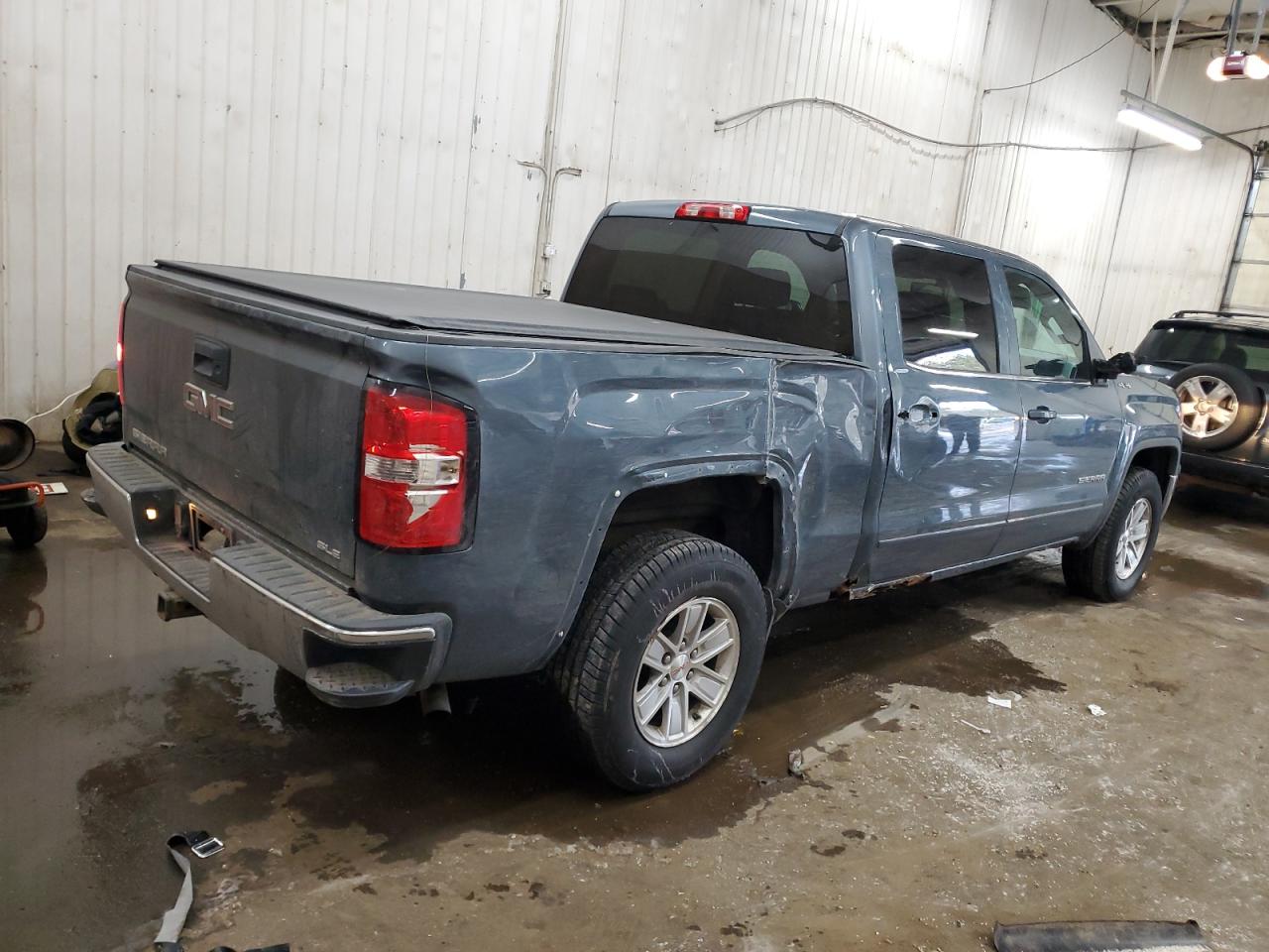 2014 GMC Sierra VIN 3GTU2UEH8EG294039 Copart auction photo, all over damage thumbnail 3