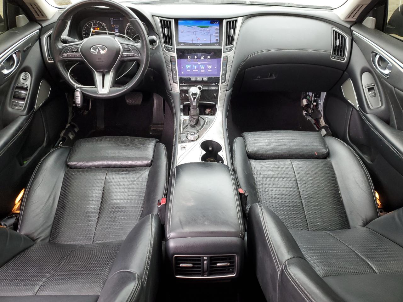2018 Infiniti Q50 VIN JN1EV7AP2JM357835 Copart auction photo, front end / minor dent/scratches damage thumbnail 8