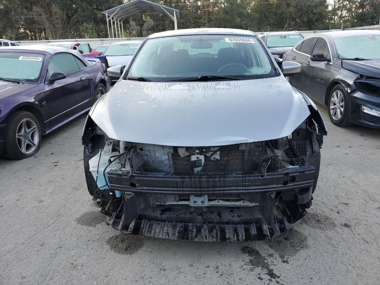 2013 Nissan Sentra VIN 3N1AB7AP5DL787588 Copart auction photo, front end damage thumbnail 5