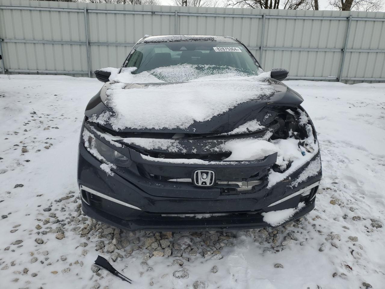 2019 Honda Civic VIN 19XFC2F6XKE022395 Copart auction photo, front end damage thumbnail 5