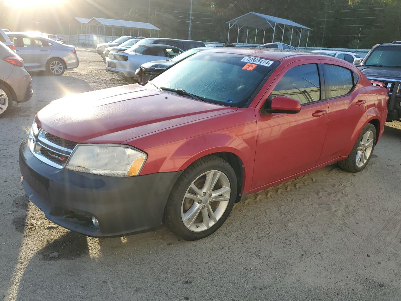 2012 Dodge Avenger VIN 1C3CDZEGXCN122890