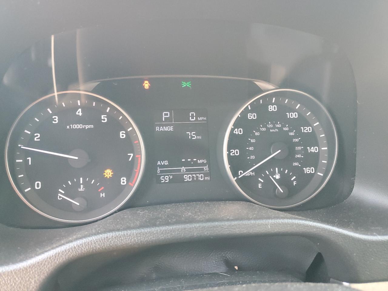 2017 Hyundai Elantra VIN KMHD74LF4HU088264 Copart auction photo, front end / undercarriage damage thumbnail 9