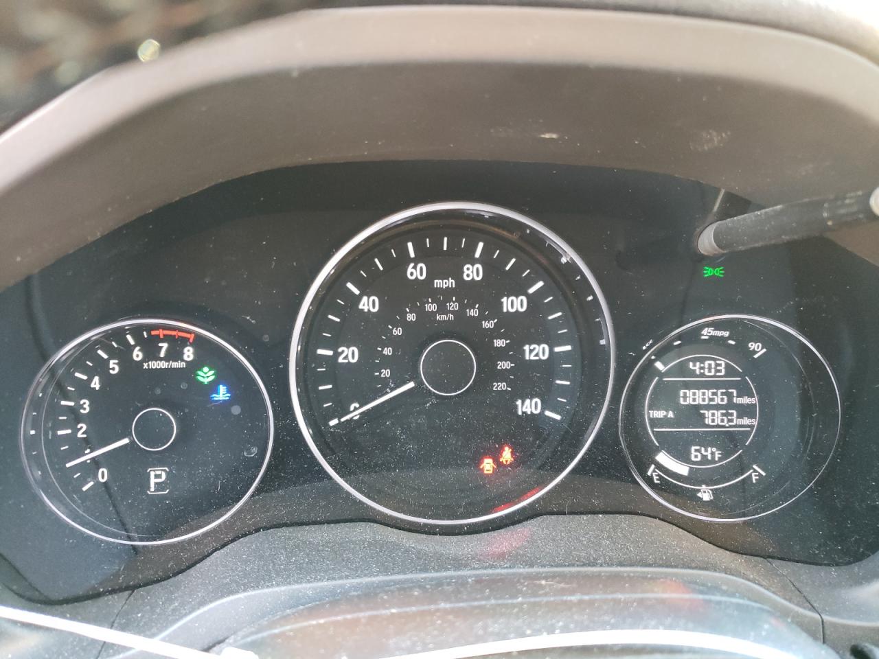2018 Honda HR-V VIN 3CZRU5H7XJM700725 Copart auction photo, hail damage thumbnail 9