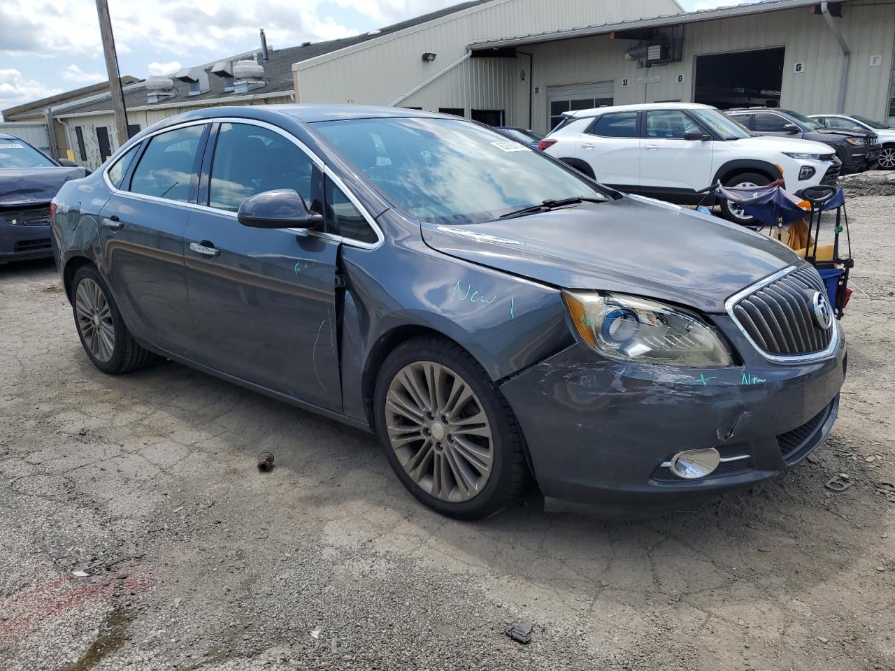 2013 Buick Verano VIN 1G4PS5SK3D4143281 Copart auction photo, all over damage thumbnail 4
