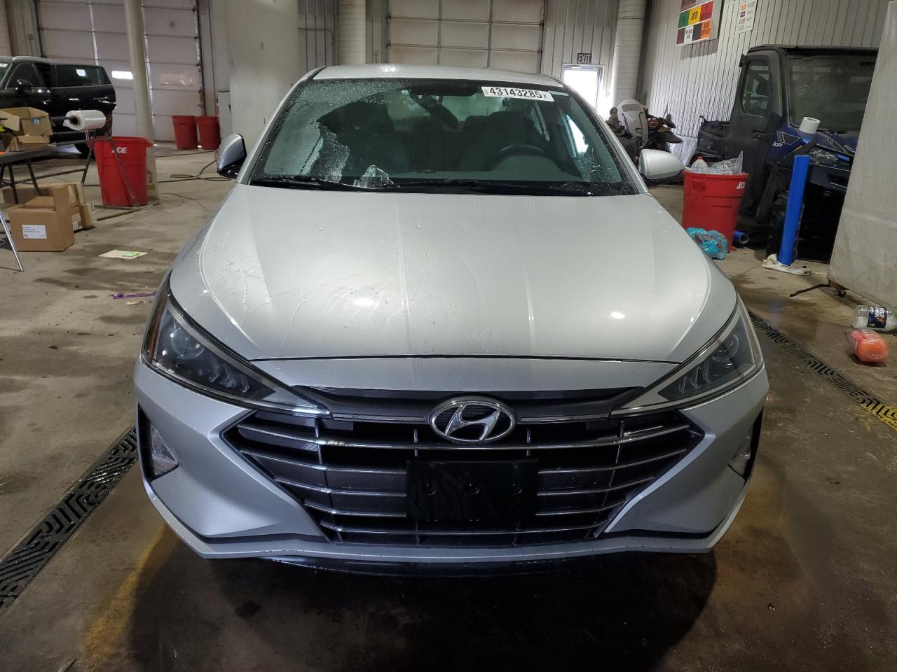 2019 Hyundai Elantra VIN 5NPD74LF7KH412474 Copart auction photo, front end / mechanical damage thumbnail 5
