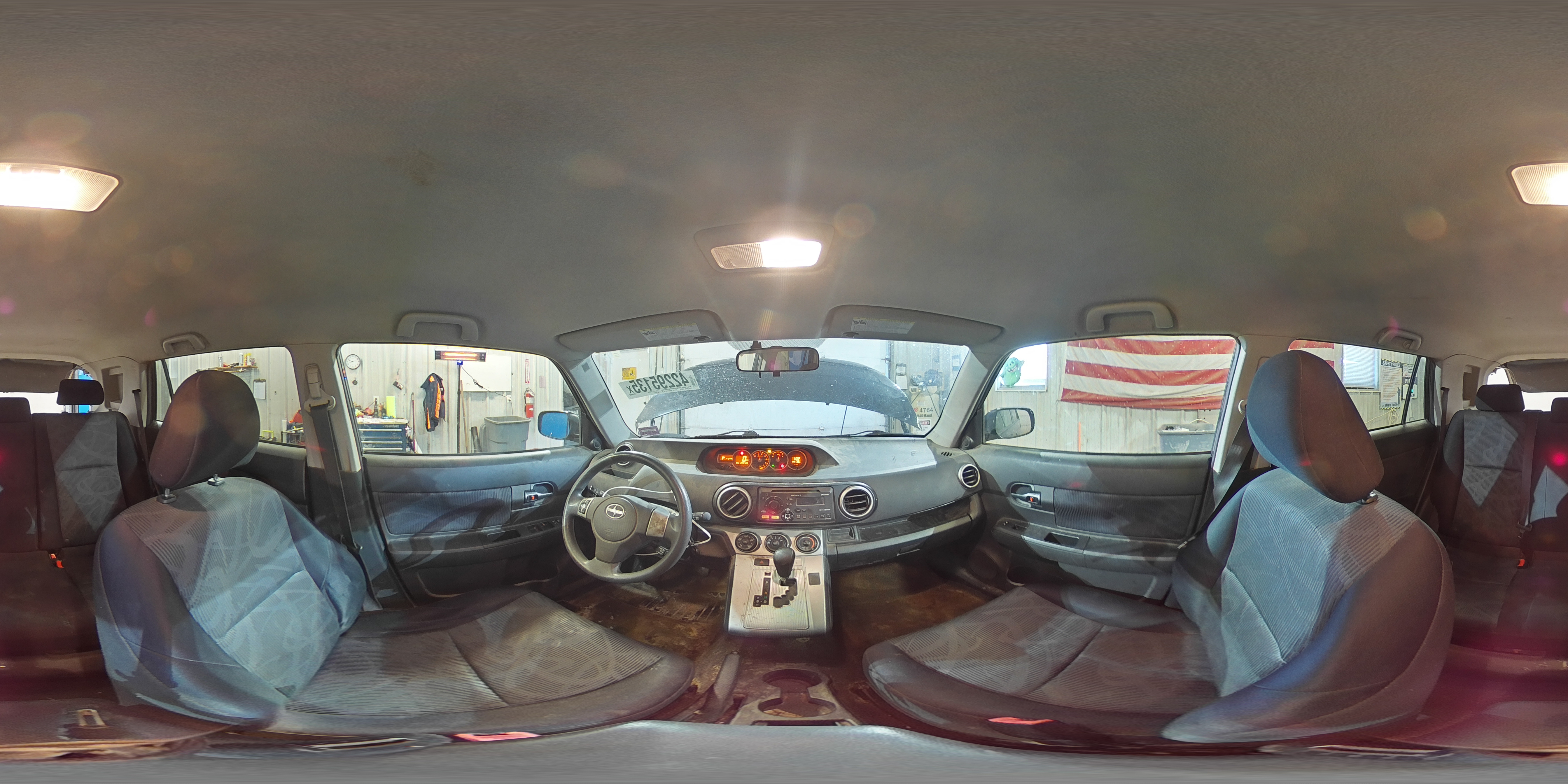 2012 Toyota xB VIN JTLZE4FEXCJ024974 Copart auction photo, front end / minor dent/scratches damage thumbnail 12