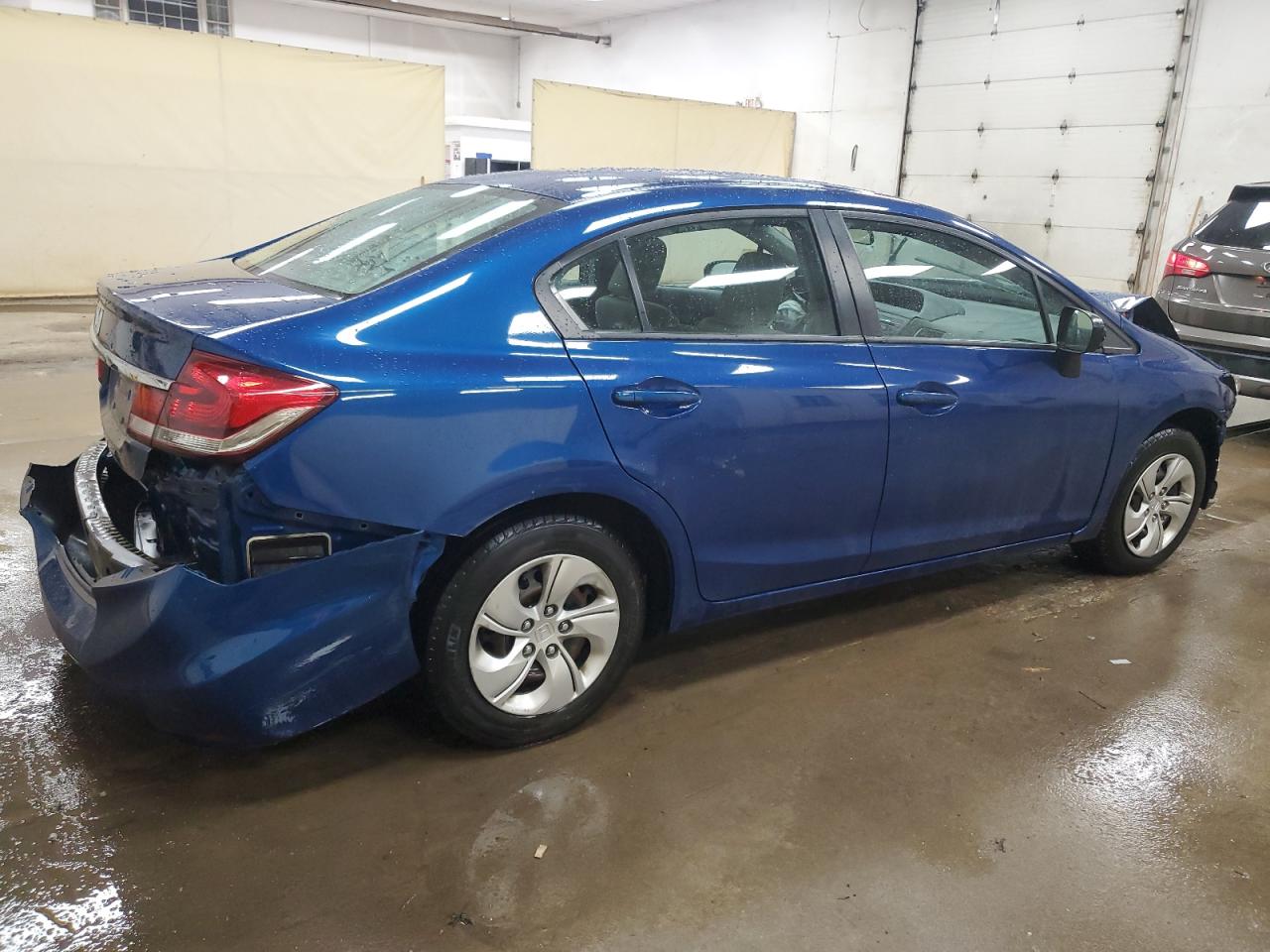 2015 Honda Civic VIN 19XFB2F51FE002732 Copart auction photo, front end / rear end damage thumbnail 3