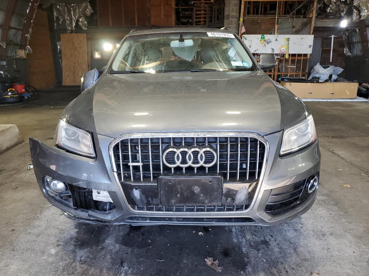 2014 Audi Q5 VIN WA1LFAFP7EA017153 Copart auction photo, rear end / front end damage thumbnail 5
