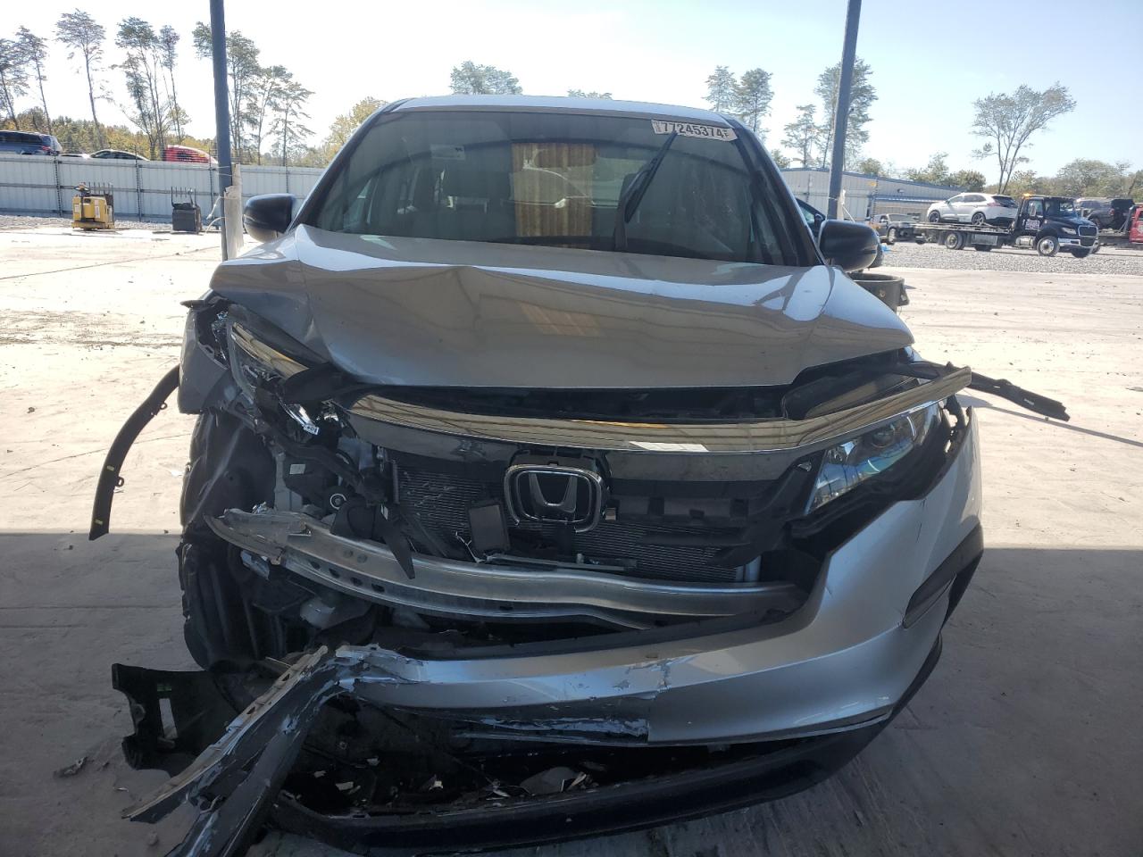 2019 Honda Pilot VIN 5FNYF5H14KB022292 Copart auction photo, front end damage thumbnail 5