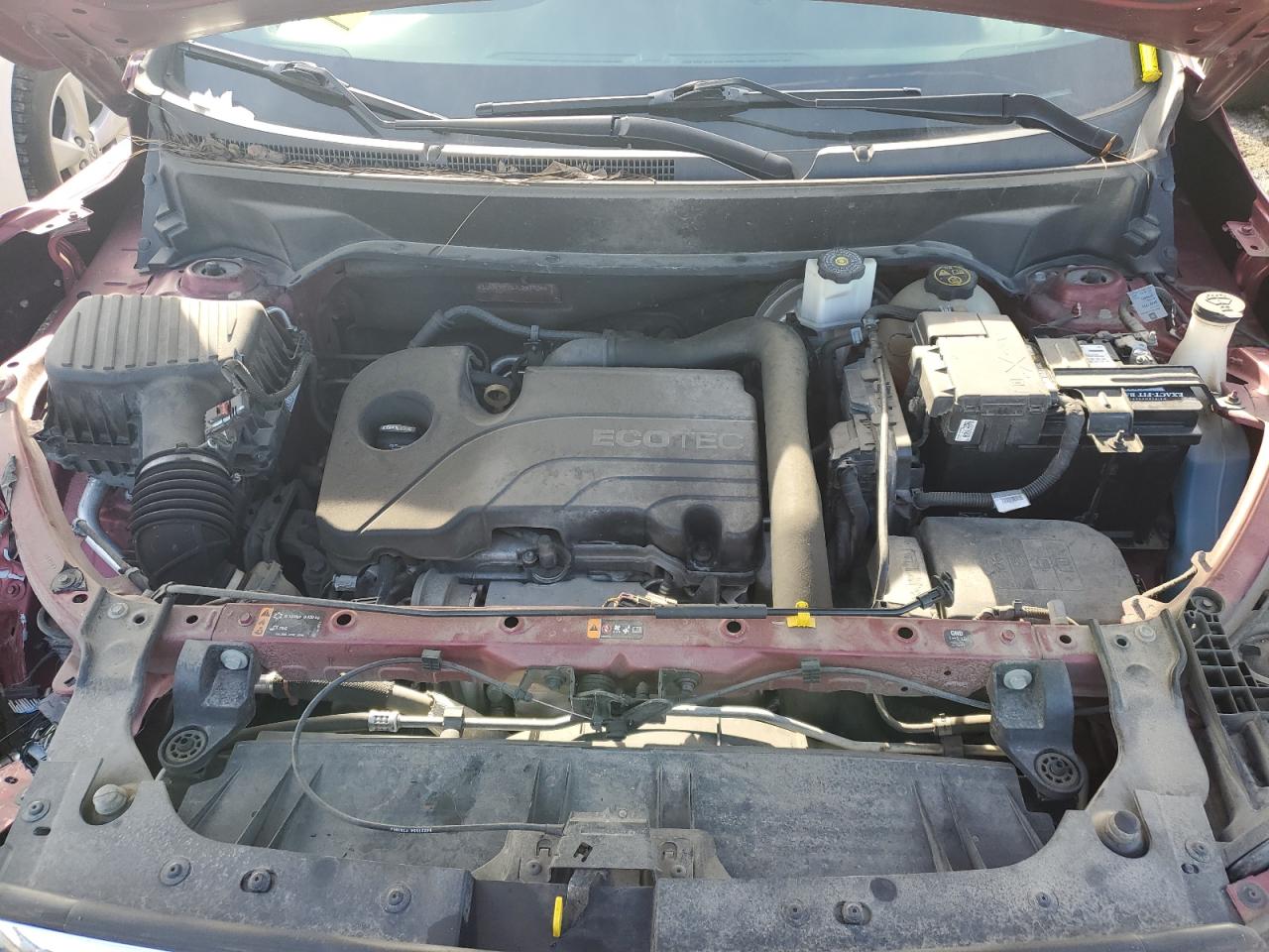2018 GMC Terrain VIN 3GKALPEV6JL257925 Copart auction photo, front end / side damage thumbnail 12