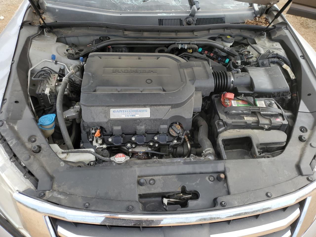 2013 Honda Crosstour VIN 5J6TF1H58DL000022 Copart auction photo, rollover damage thumbnail 12