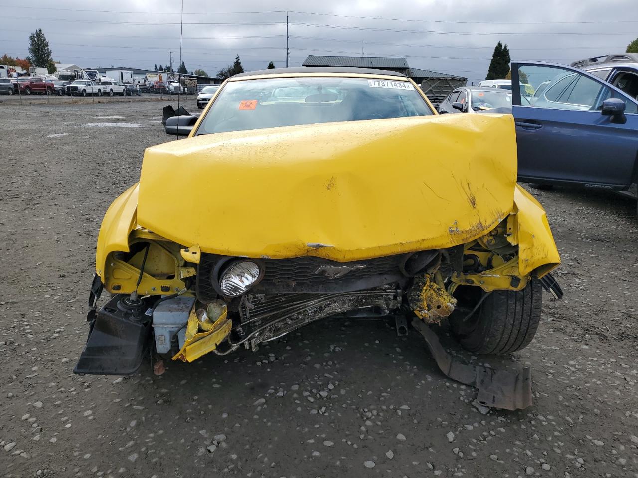 2006 Ford Mustang VIN 1ZVHT85H565111420 Copart auction photo, front end / side damage thumbnail 5
