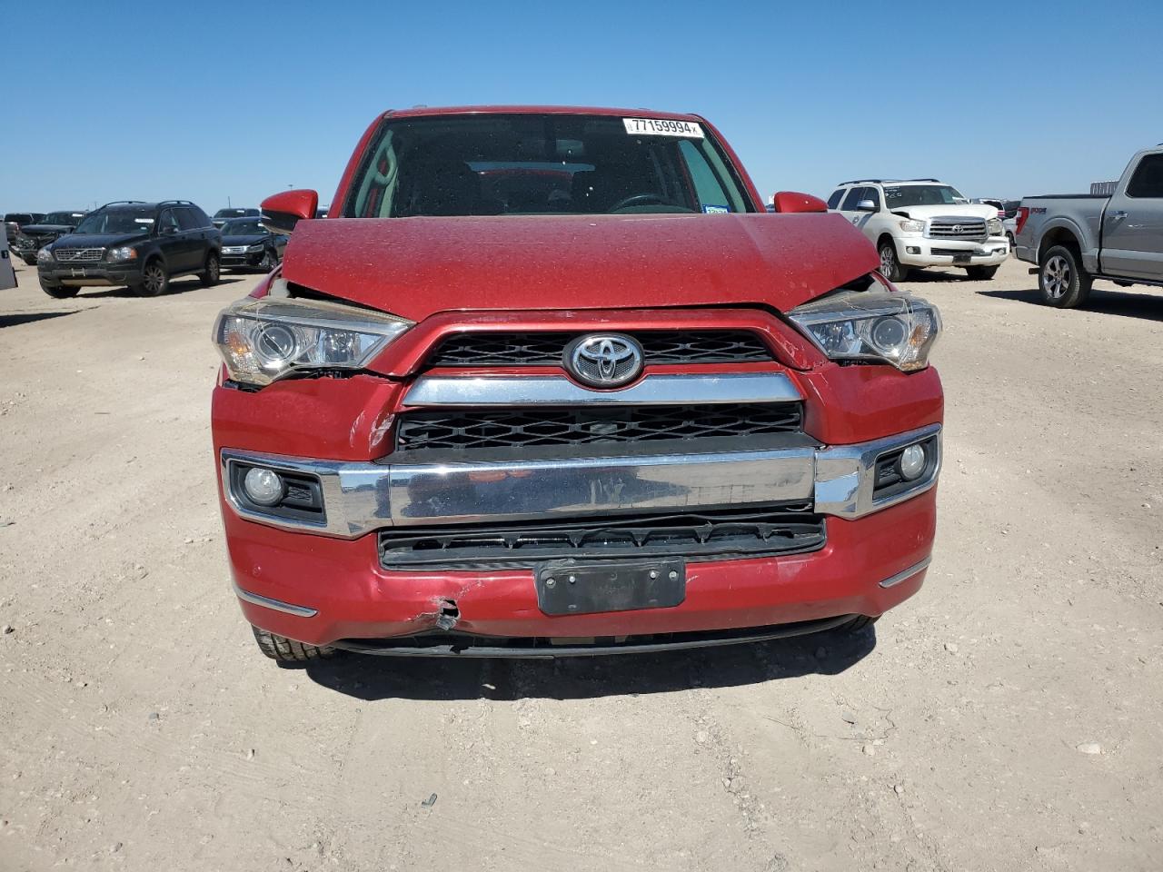 2015 Toyota 4Runner VIN JTEBU5JR2F5234901 Copart auction photo, front end / minor dent/scratches damage thumbnail 5