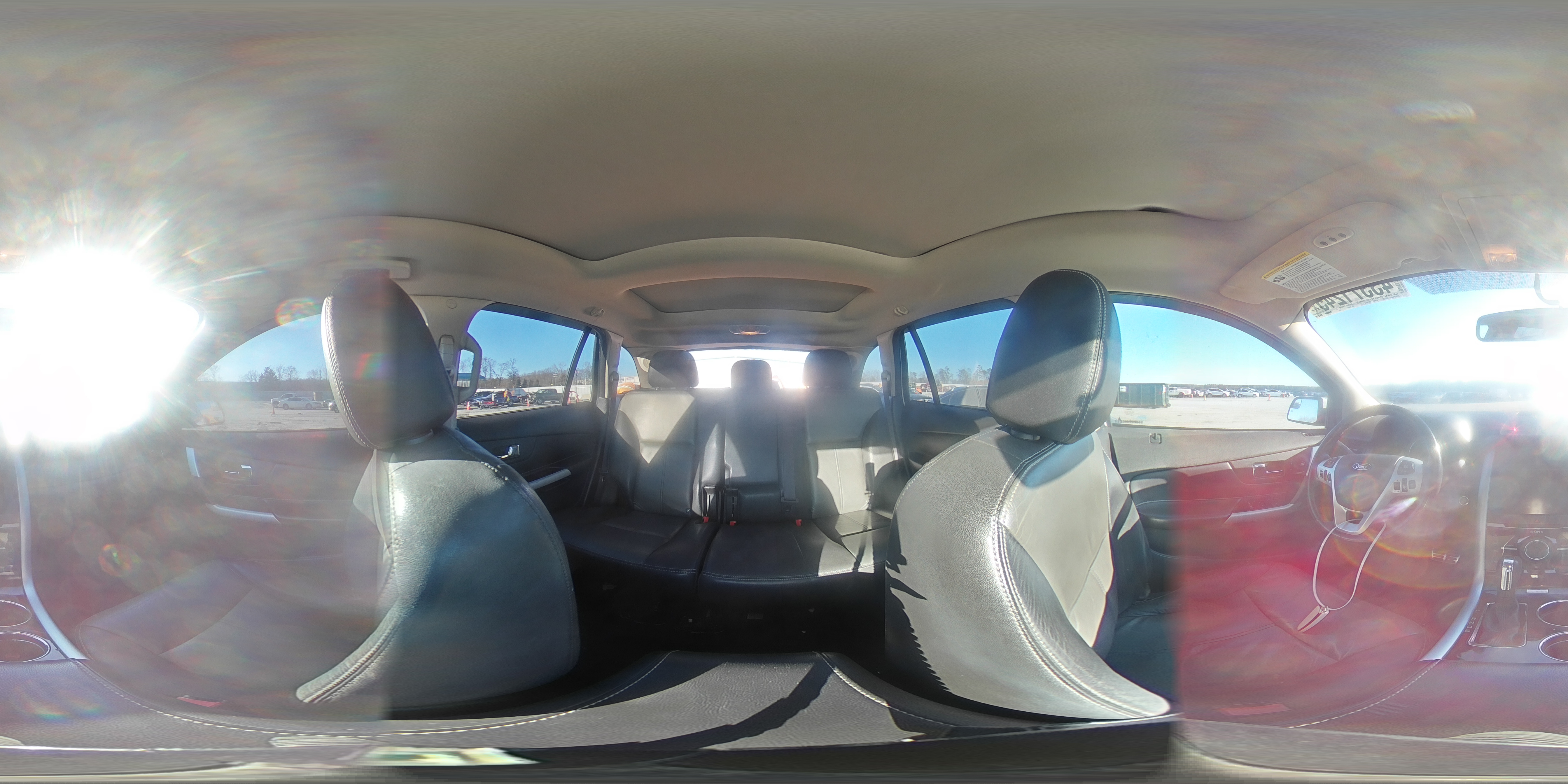 2013 Ford Edge VIN 2FMDK3AK0DBB85647 Copart auction photo, rear end / minor dent/scratches damage thumbnail 13