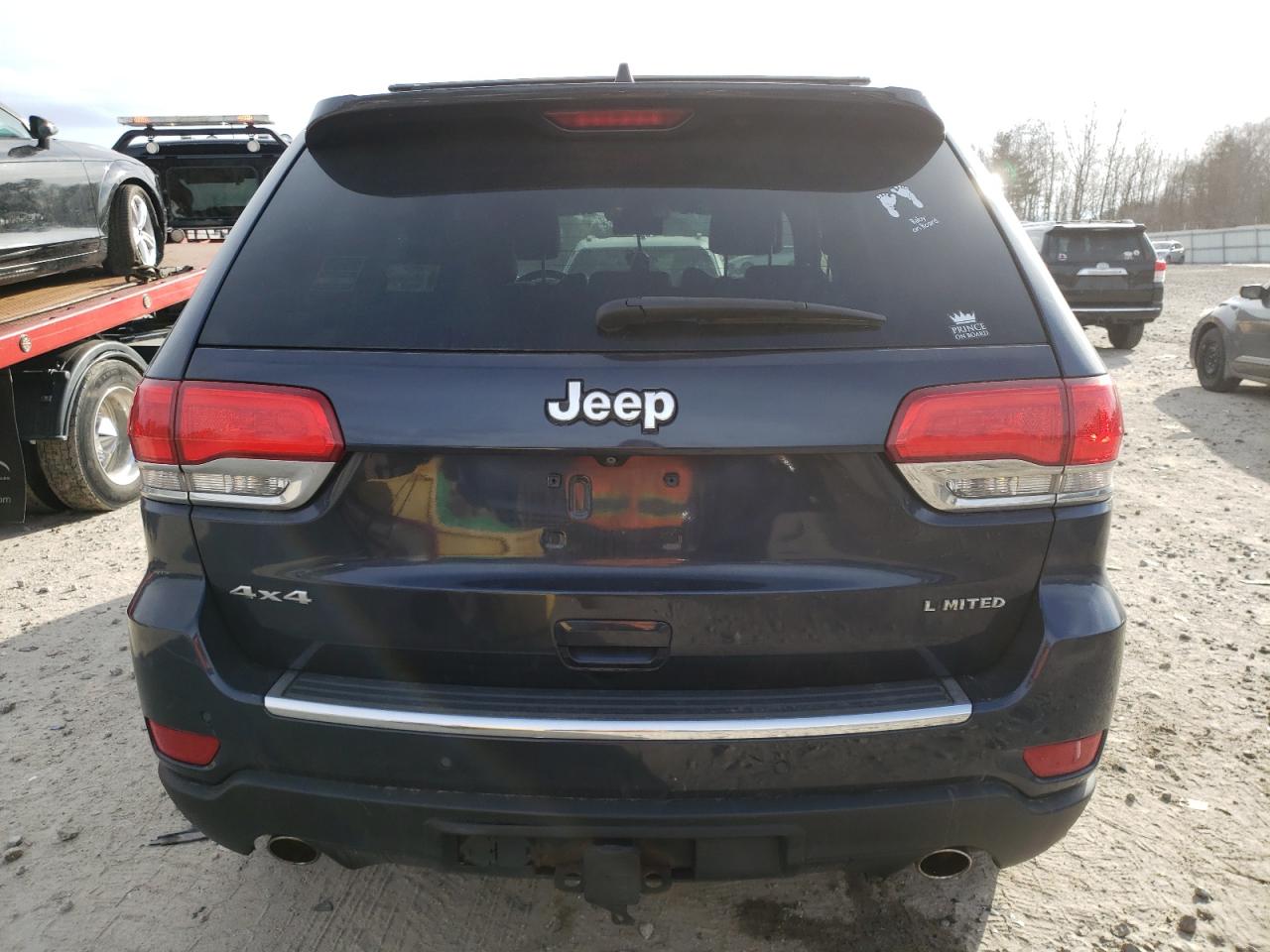2014 Jeep Grand Cherokee VIN 1C4RJFBG8EC186524 Copart auction photo, vandalism damage thumbnail 6