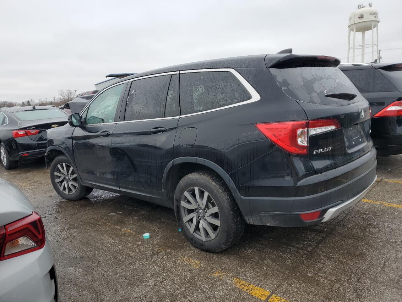 2019 Honda Pilot VIN 5FNYF6H53KB098370 Copart auction photo, front end damage thumbnail 2