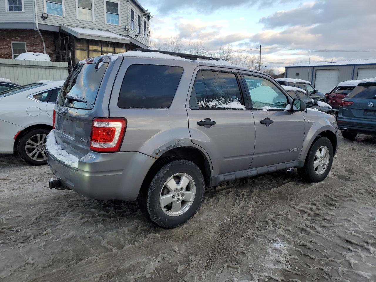 2008 Ford Escape VIN 1FMCU93148KD14546 Copart auction photo, front end / side damage thumbnail 3