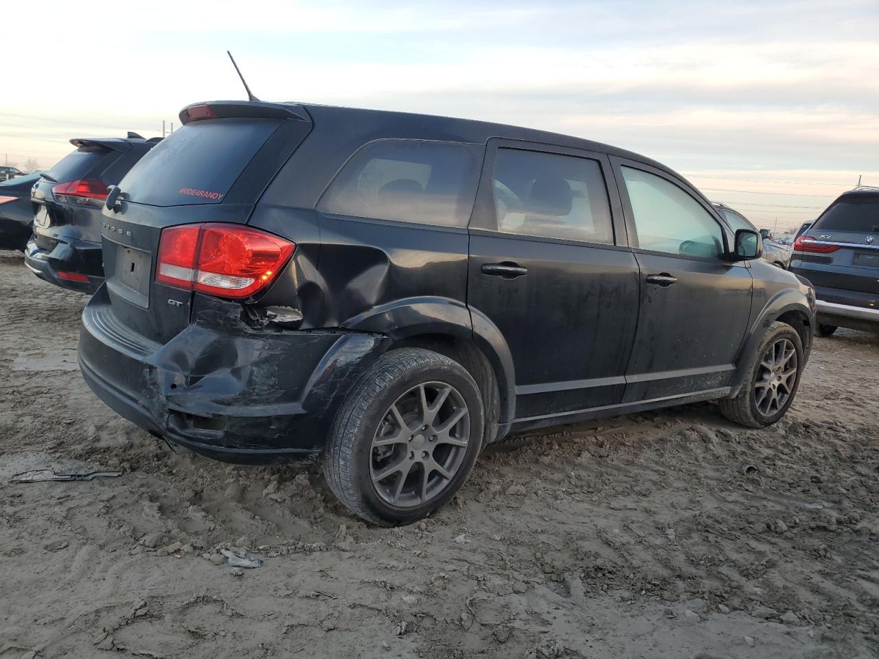2017 Dodge Journey VIN 3C4PDCEG9HT601691 Copart auction photo, rear end / minor dent/scratches damage thumbnail 3