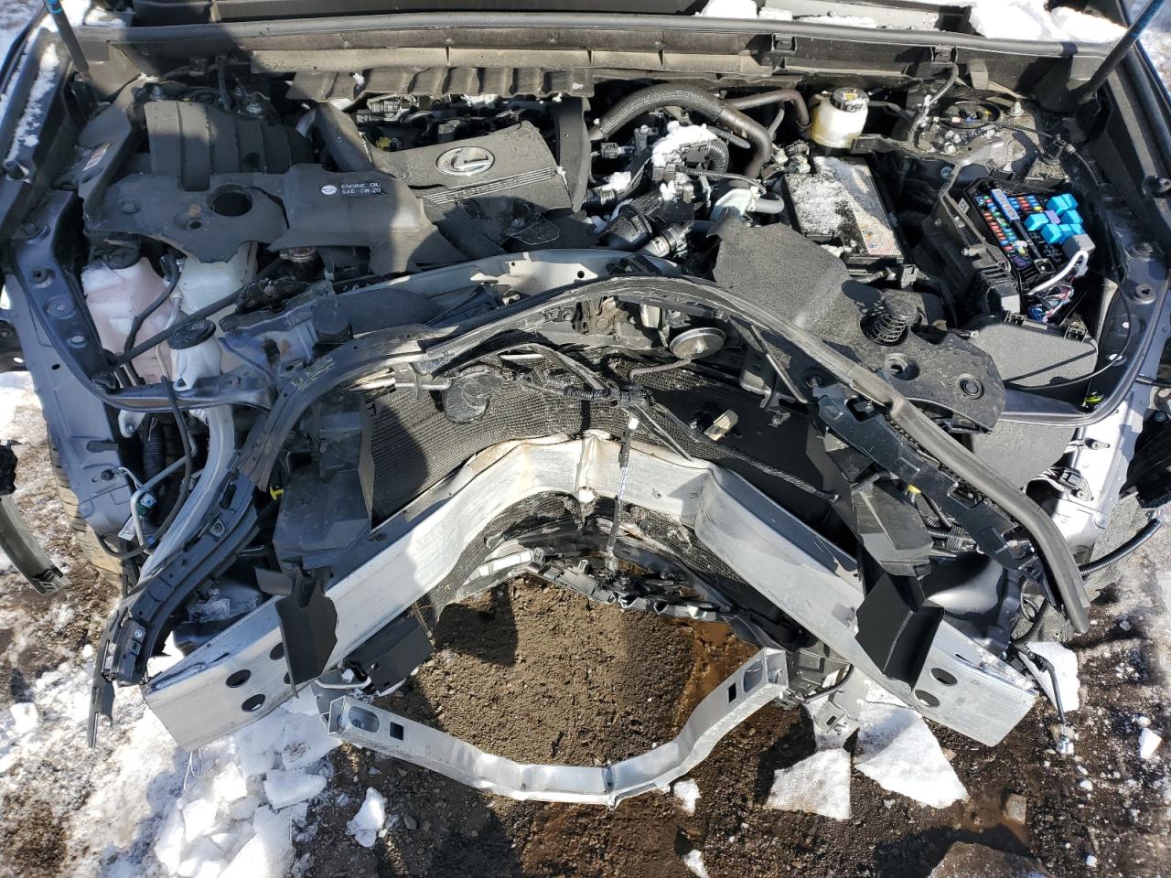 2022 Lexus NX VIN JTJAGCEZ8N2002807 Copart auction photo, front end / side damage thumbnail 12