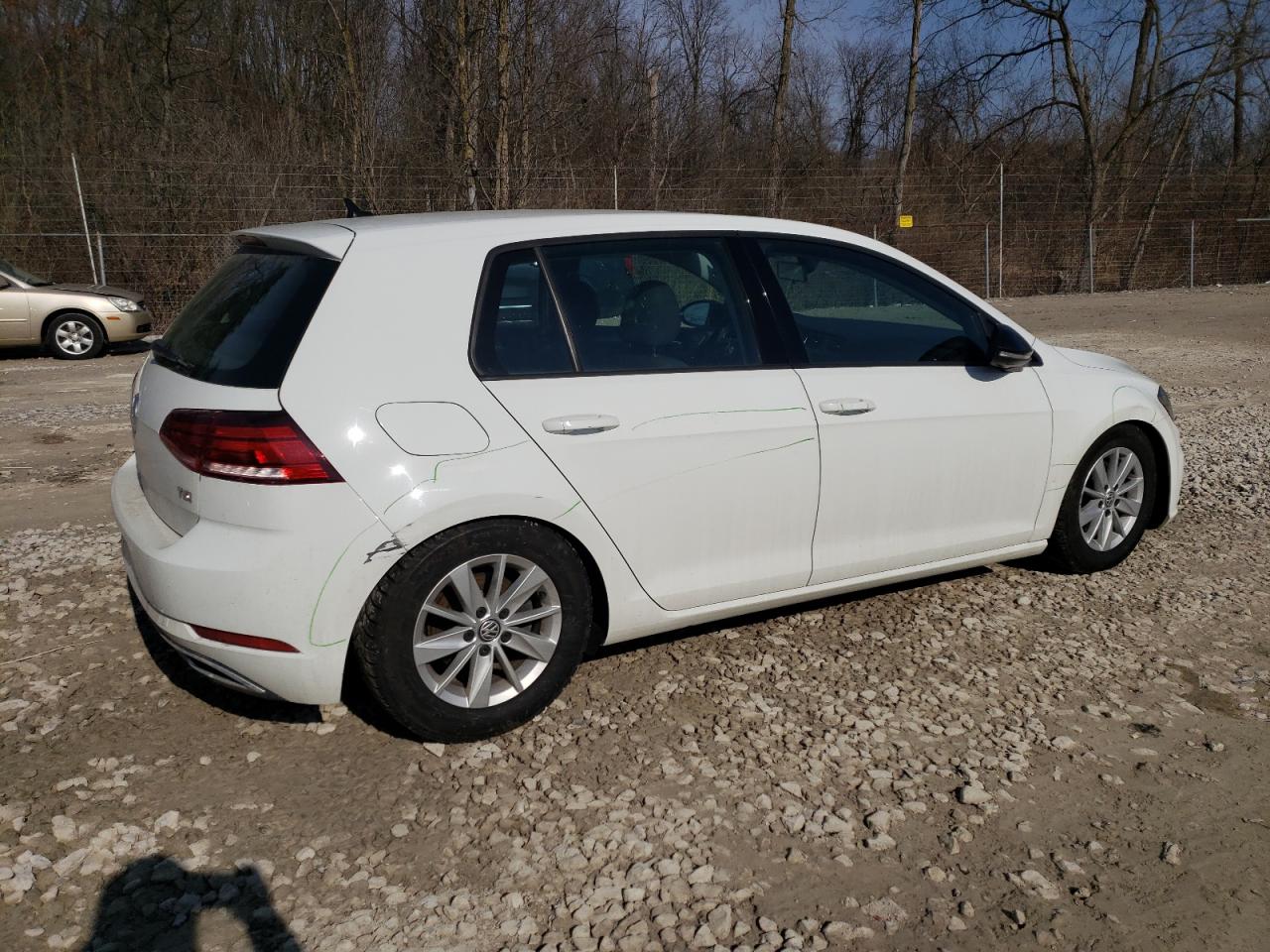 2018 Volkswagen Golf VIN 3VWB17AU5JM296810 Copart auction photo, front end / rear end damage thumbnail 3