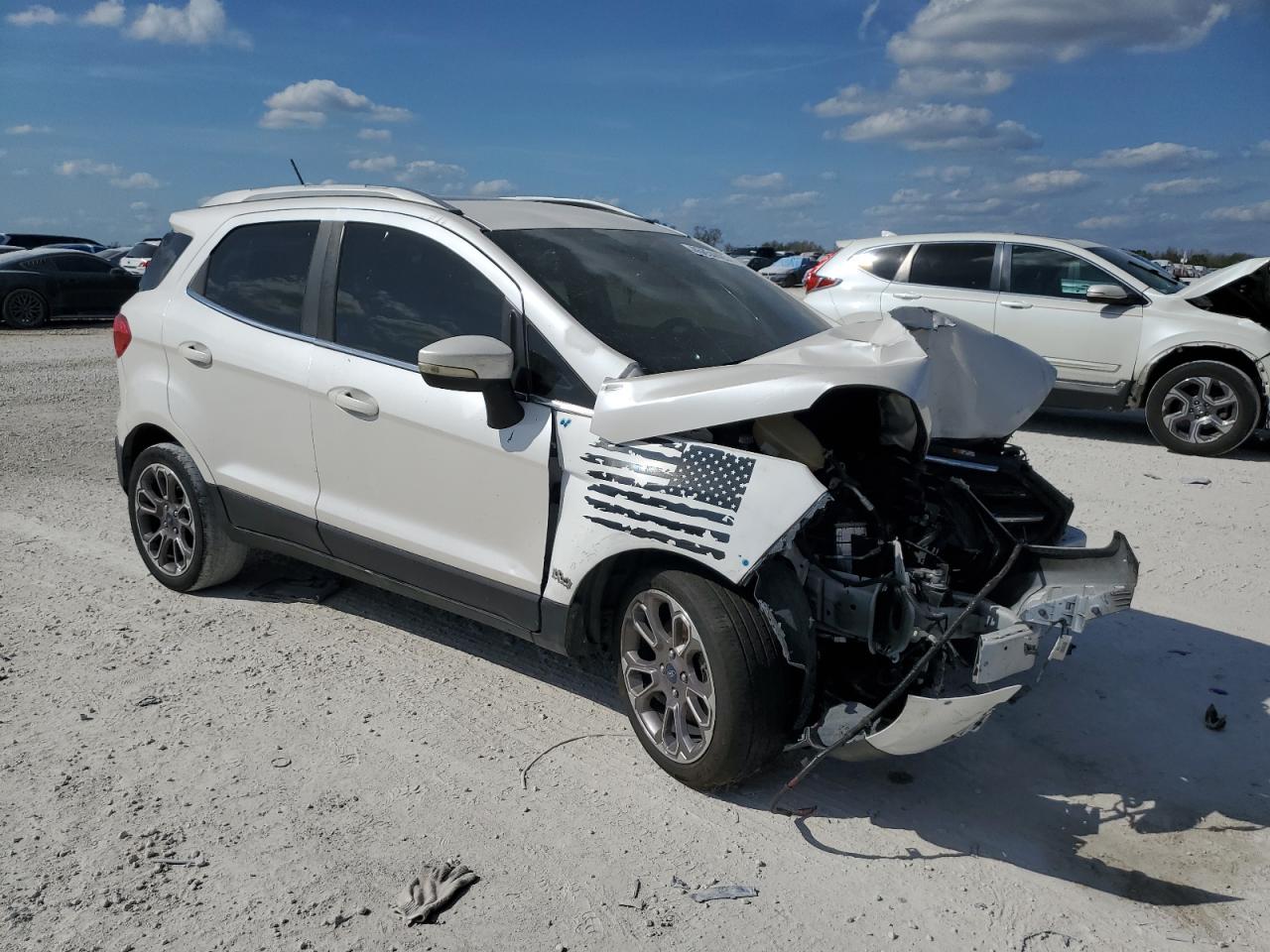 2019 Ford EcoSport VIN MAJ3S2KE7KC297903 Copart auction photo, front end damage thumbnail 4