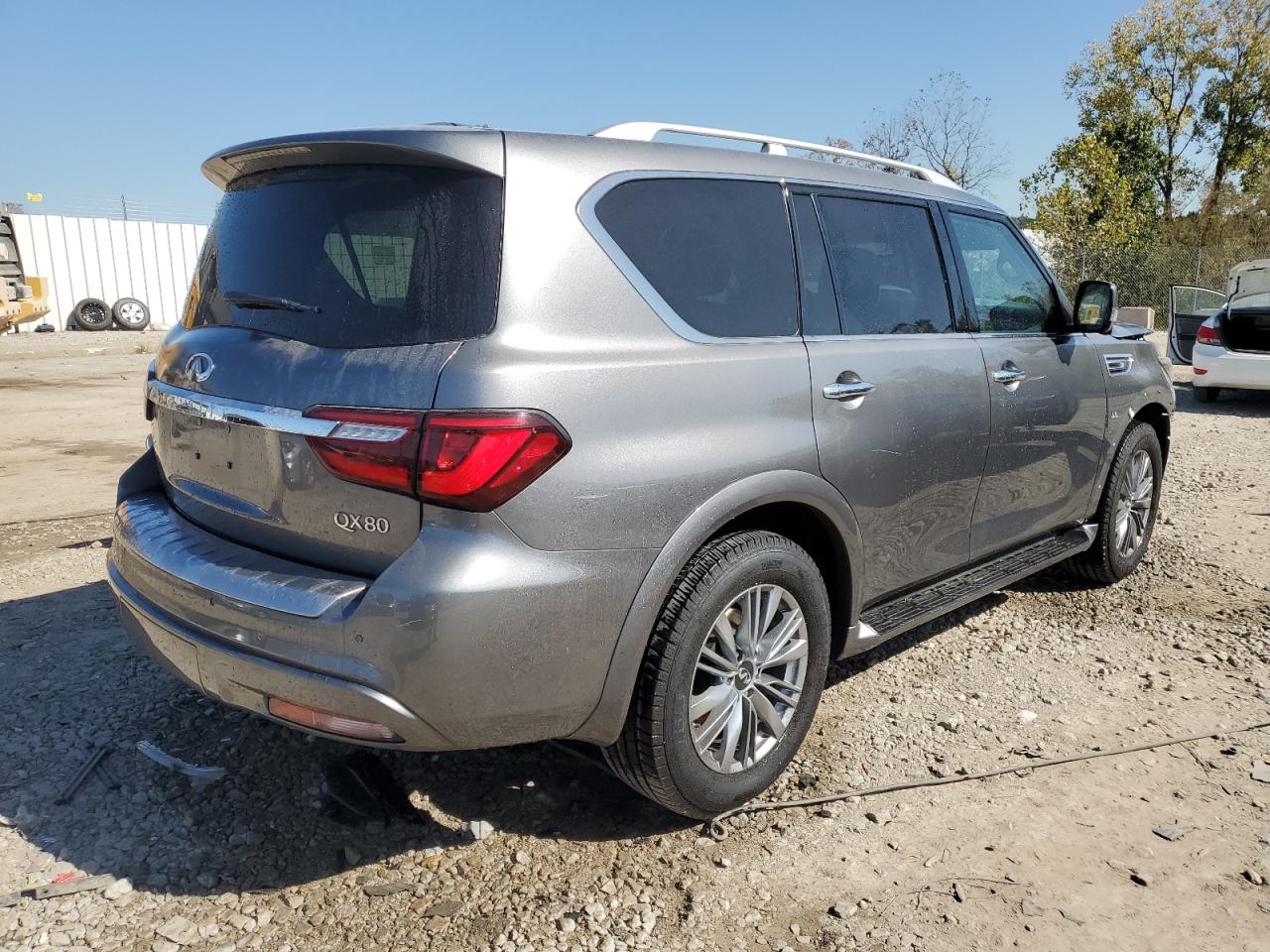 2019 Infiniti QX80 VIN JN8AZ2NE9K9231900 Copart auction photo, front end damage thumbnail 3