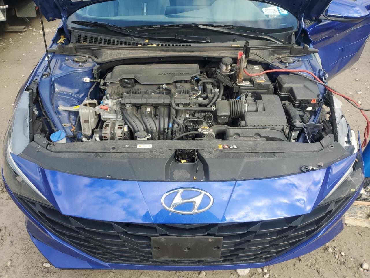 2023 Hyundai Elantra VIN KMHLM4AG9PU627055 Copart auction photo, front end damage thumbnail 11