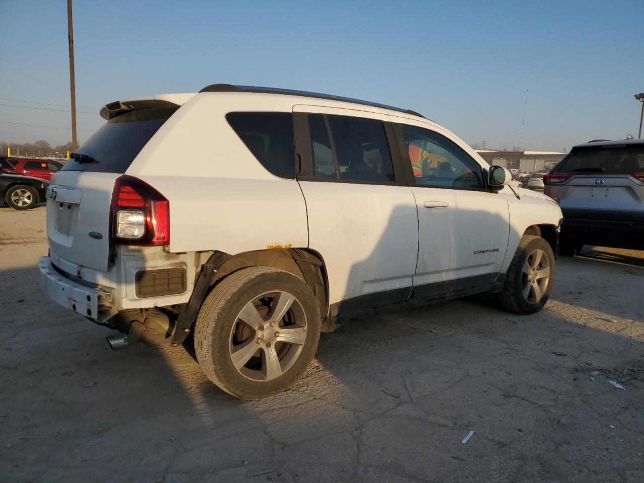 2016 Jeep Compass VIN 1C4NJCEA9GD716128 Copart auction photo, all over damage thumbnail 3