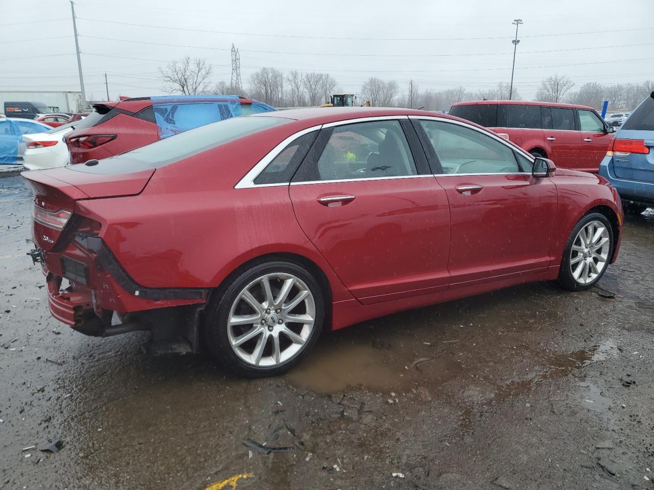2015 Lincoln MKZ VIN 3LN6L2G98FR600769 Copart auction photo, rear end damage thumbnail 3