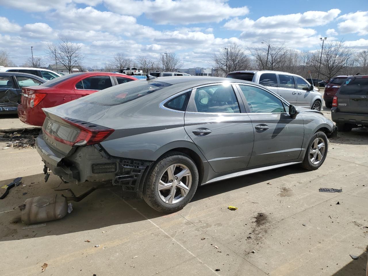 2021 Hyundai Sonata VIN 5NPEG4JA5MH069145 Copart auction photo, front end damage thumbnail 3