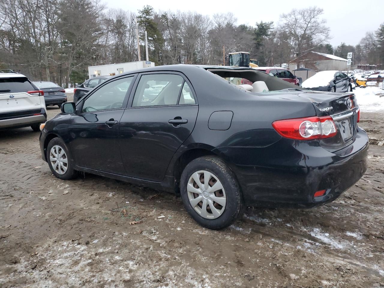 2011 Toyota Corolla VIN JTDBU4EE9B9138711 Copart auction photo, top/roof damage thumbnail 2