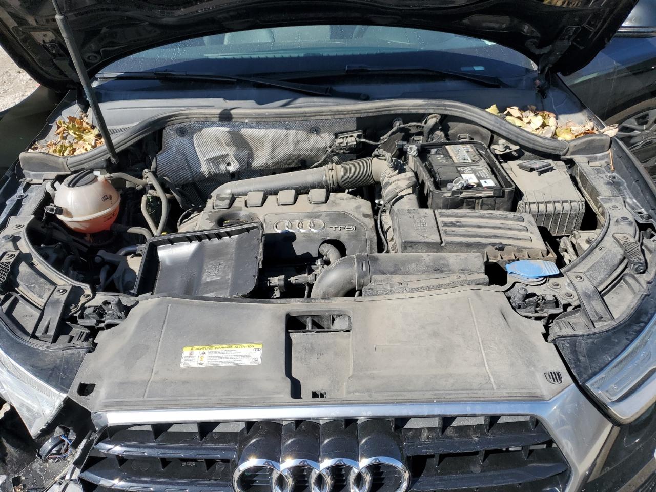 2018 Audi Q3 VIN WA1ECCFS2JR000659 Copart auction photo, side / front end damage thumbnail 12