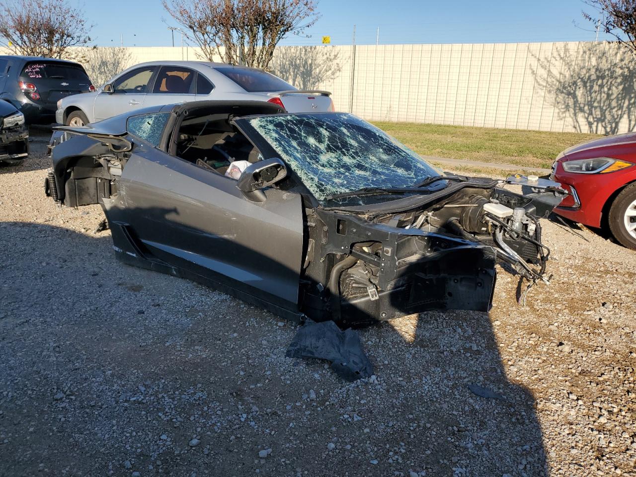 2016 Chevrolet Corvette VIN 1G1YS2D65G5608660 Copart auction photo, stripped damage thumbnail 4