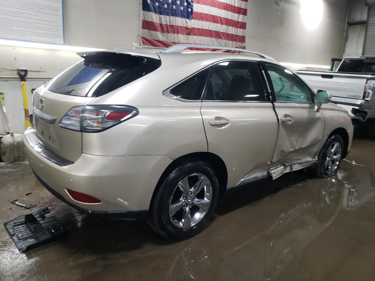 2011 Lexus RX VIN 2T2BK1BA7BC087530 Copart auction photo, side damage thumbnail 3