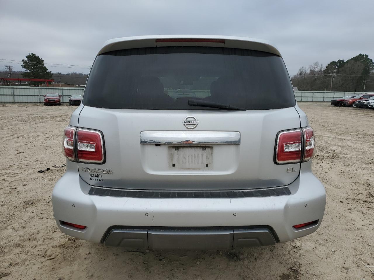 2019 Nissan Armada VIN JN8AY2ND8K9085323 Copart auction photo, front end / side damage thumbnail 6